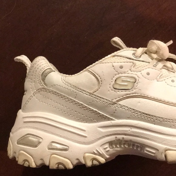 Skechers White D’Lites size 7 - Picture 15 of 16